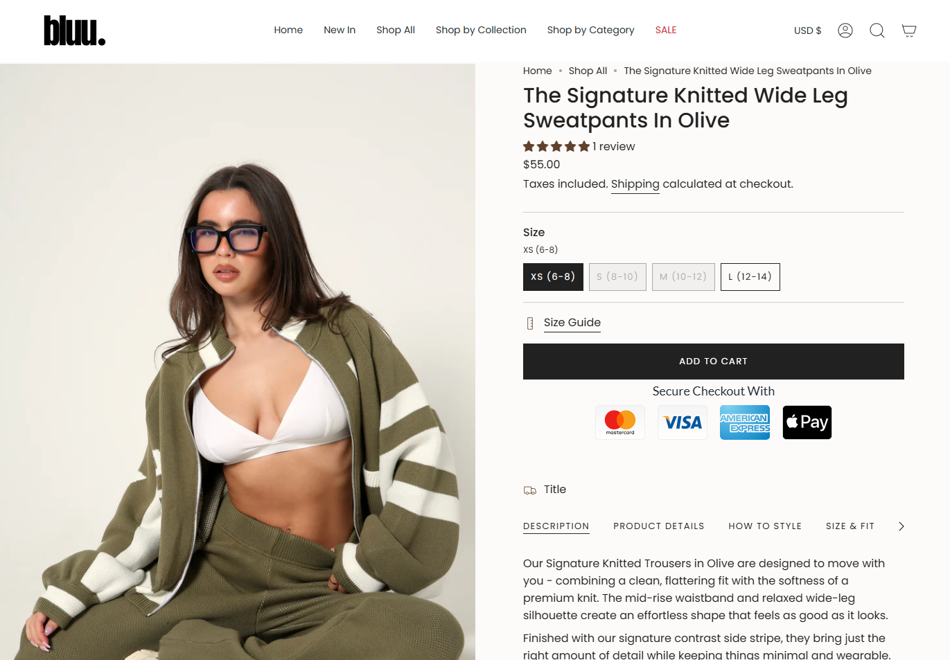 Product page