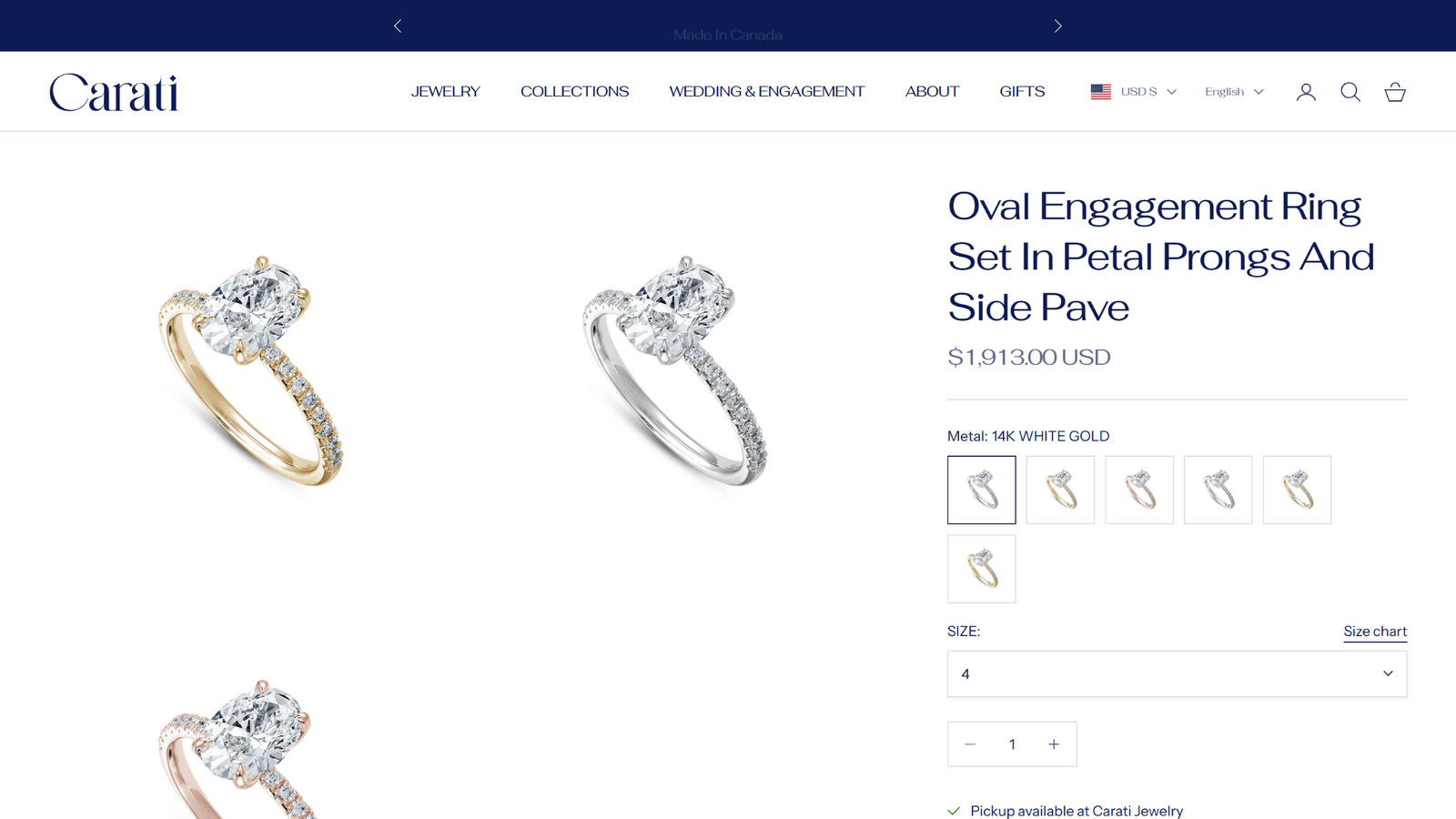 Product page